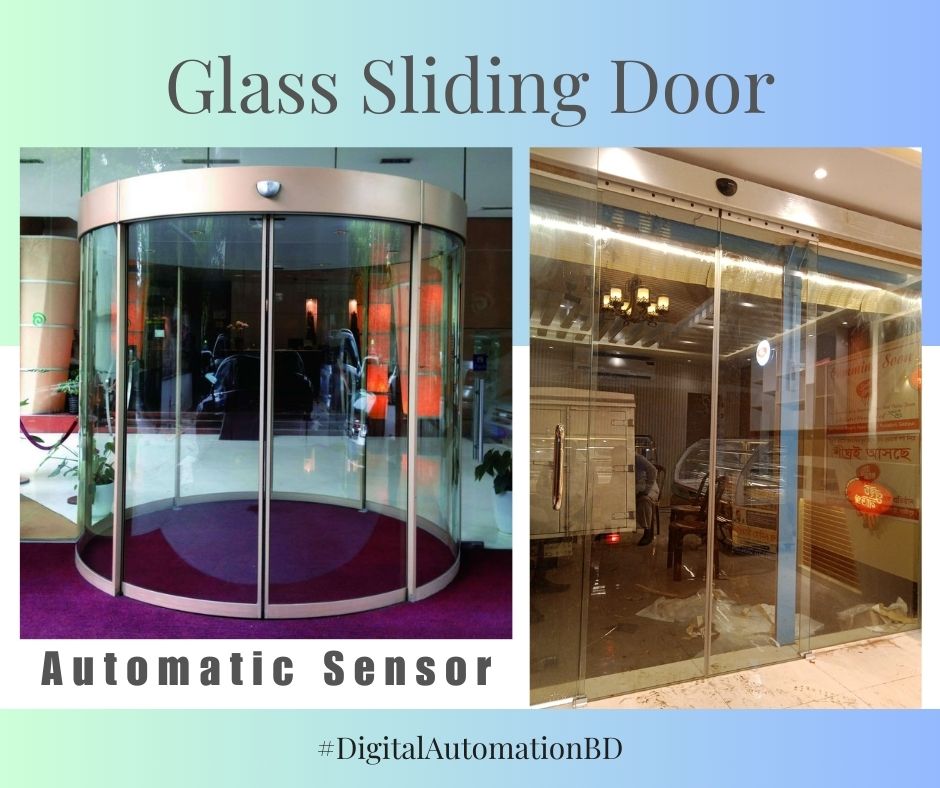 Automatic Sensor Sliding Glass Door
